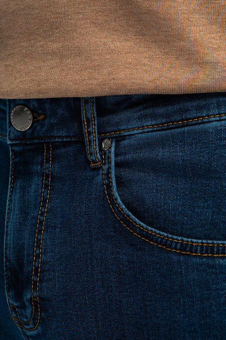 Джинсы, цвет Синий темный