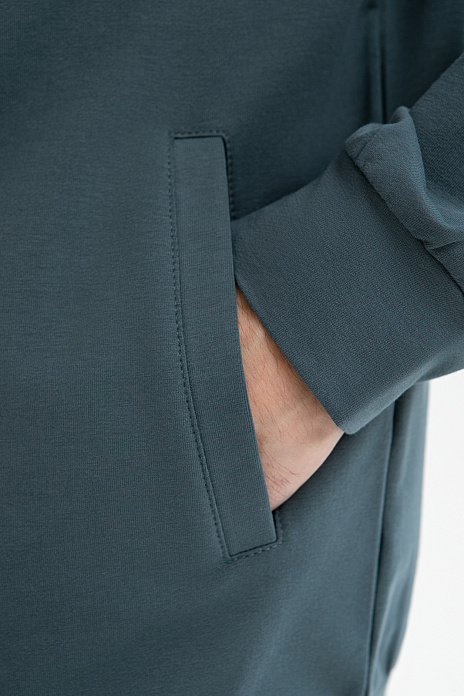 Толстовка на молнии, цвет Зеленый