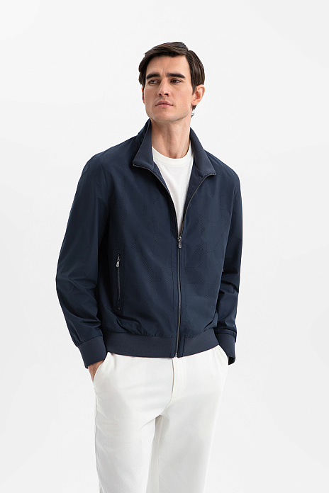 Бомбер, цвет Синий темный