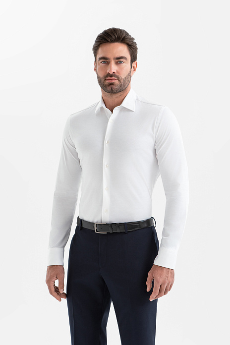 Сорочка из трикотажной хлопковой ткани, цвет Белый