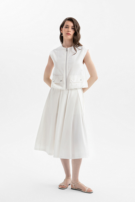 Юбка из хлопка, цвет Белый