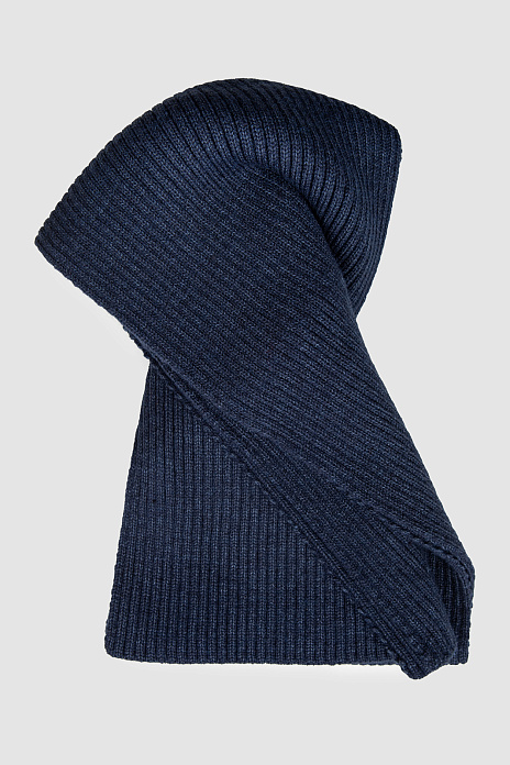 Шарф, цвет Голубой темный