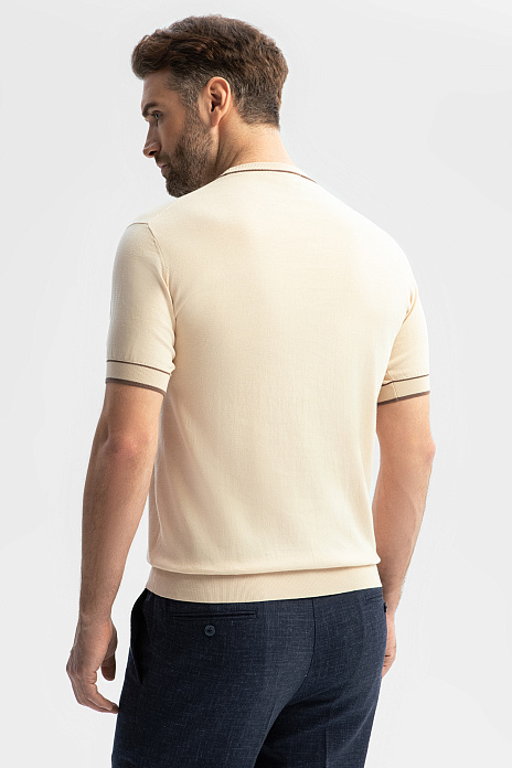 Джемпер из хлопка Пима, цвет Бежевый