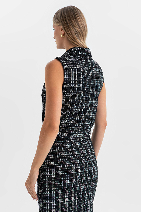 Жилет костюмный, цвет Черный