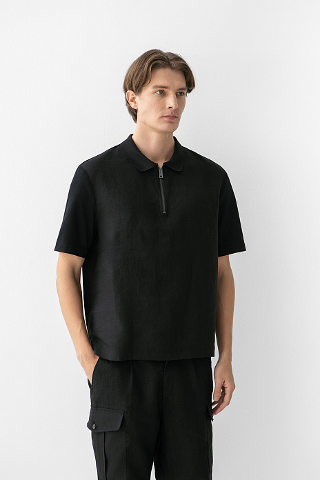 Рубашка изо льна, лимитированная коллекция, цвет Черный