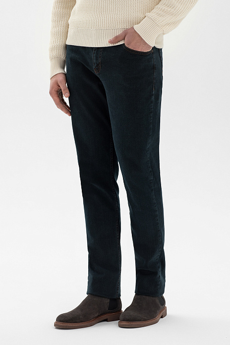 Джинсы, цвет Синий темный