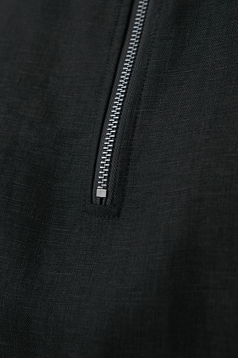 Рубашка изо льна, лимитированная коллекция, цвет Черный