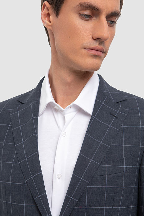 Пиджак из шерсти, устойчивой к сминанию, цвет Серый