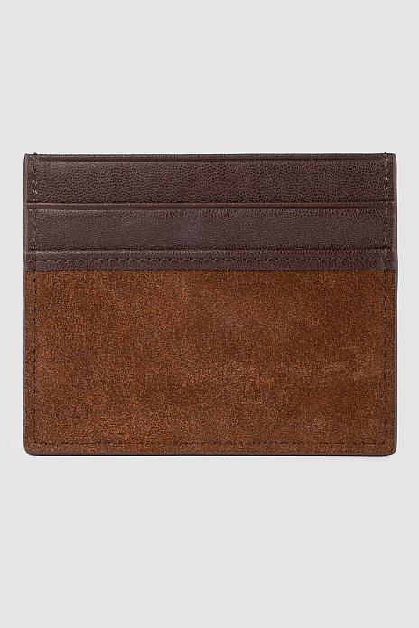 Кошелек из натуральной кожи, цвет Коричневый