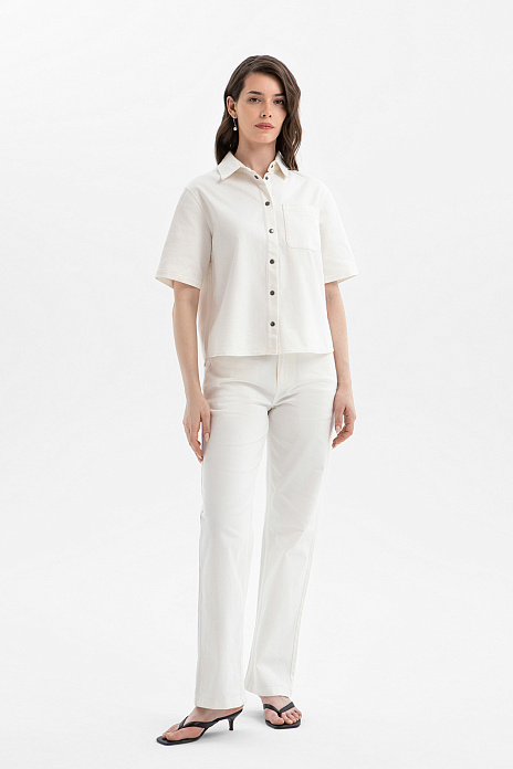 Джинсы, цвет Белый