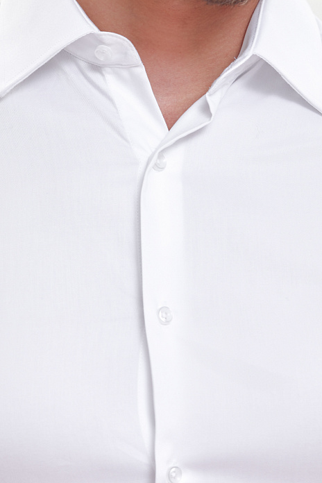 Сорочка из хлопка белого цвета, цвет Белый