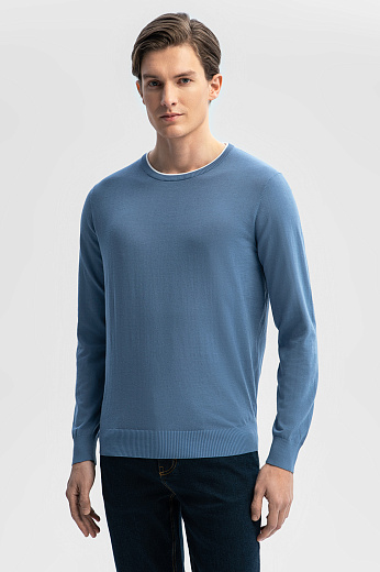 Джемпер из хлопка и льна