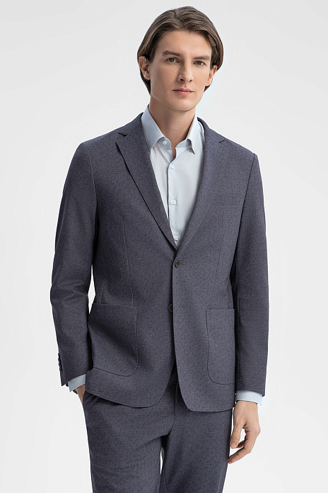 Пиджак однобортный, цвет Антрацит